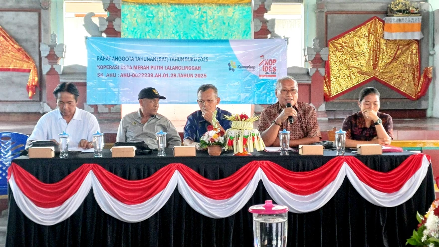 Rapat Anggota Tahunan Koperasi Desa Merah Putih Lalanglinggah Tahun Buku 2025
