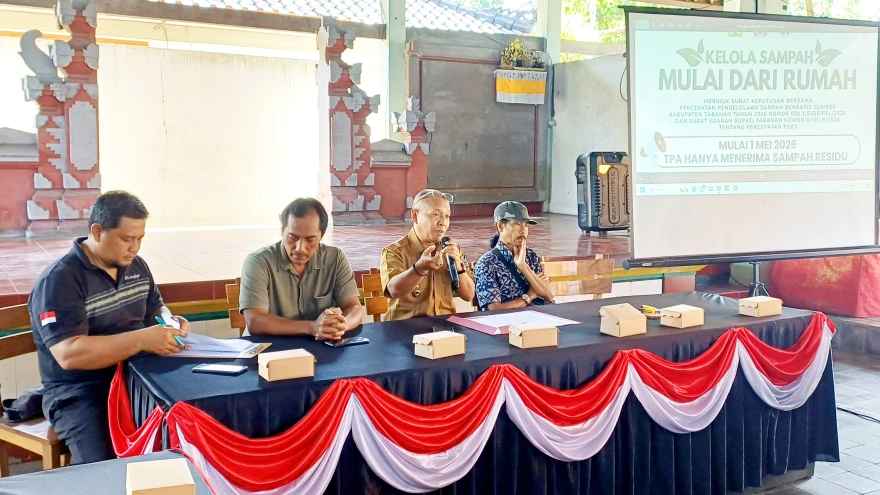Pemerintah Desa Lalanglinggah Gelar Sosialisasi Percepatan Pengelolaan Sampah Berbasis Sumber