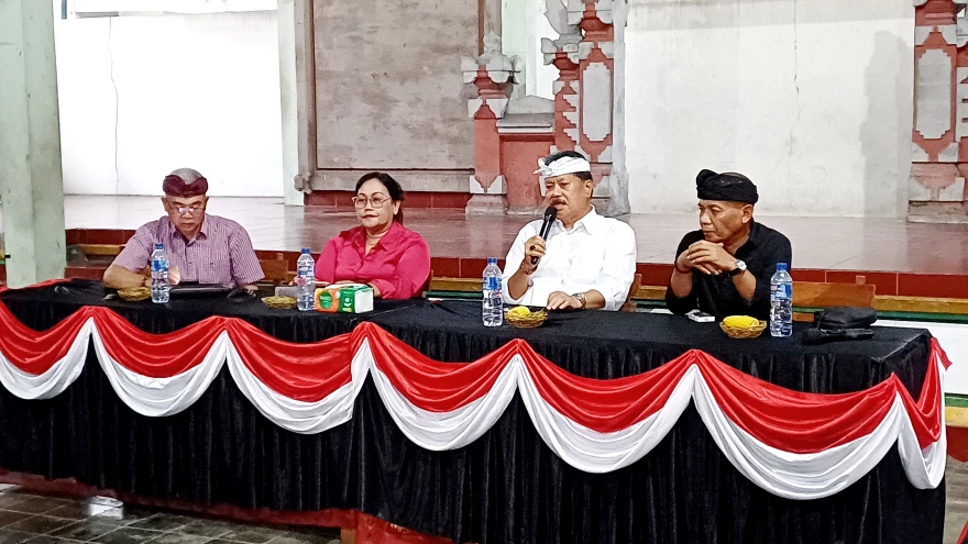 Rapat Forum Perbekel Se-Kecamatan Selemadeg Barat Bersama Wakil Bupati Tabanan