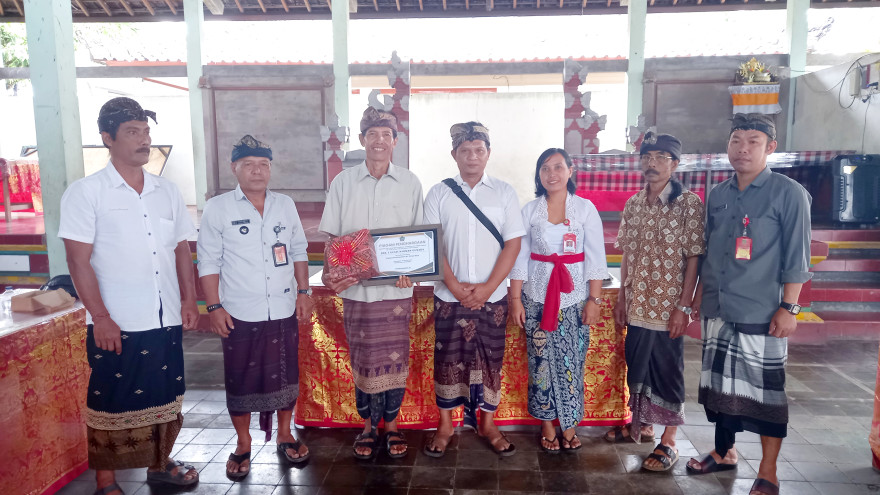 Pisah-Datang Ceremonial Pengangkatan dan Pemberhentian Perangkat Desa Kepala Kewilayahan Br. Dinas Beja